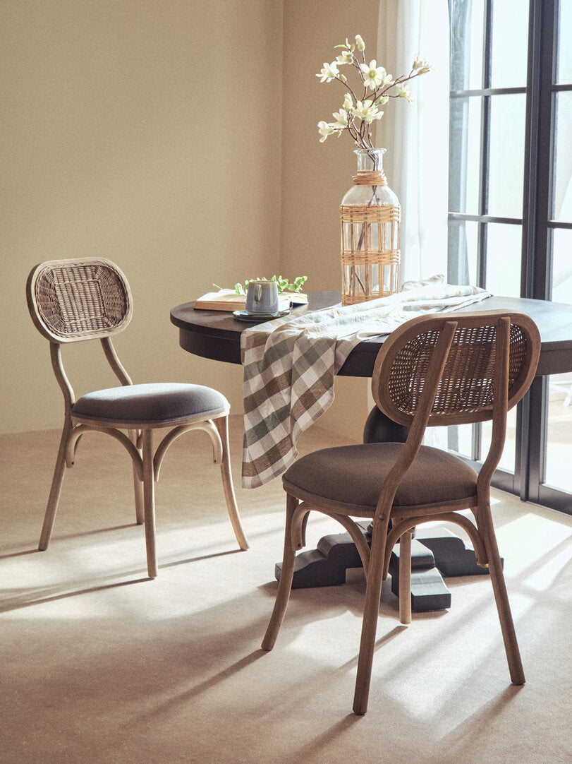 Parker Elm Wood Dining Chair - Grey Wash