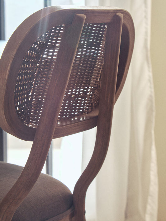 Parker Elm Wood Dining Chair - Grey Wash