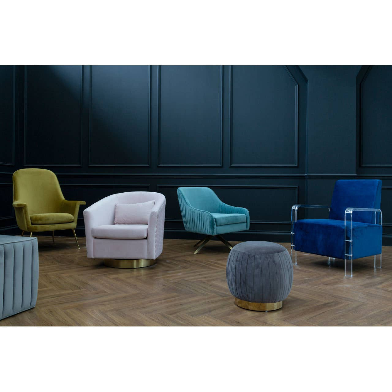 Mirage Velvet Occasional Chair