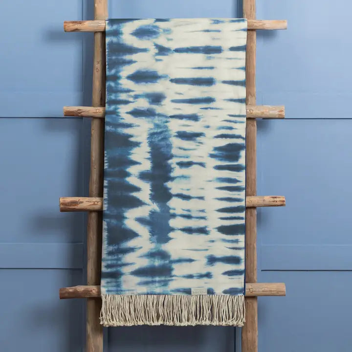 Jedburgh Chevron Throw Linen