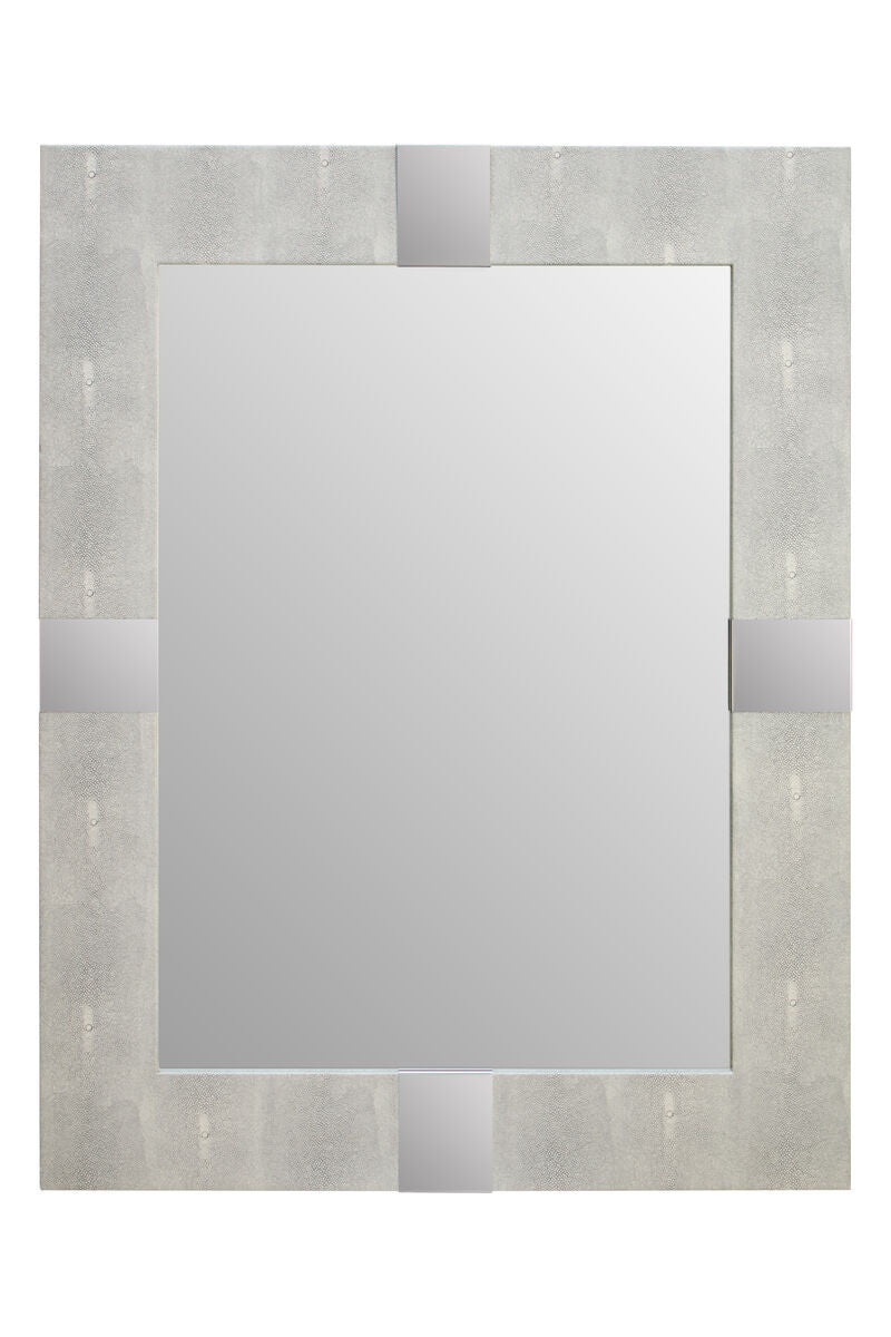 Pendry Wall Mirror - Grey Shagreen