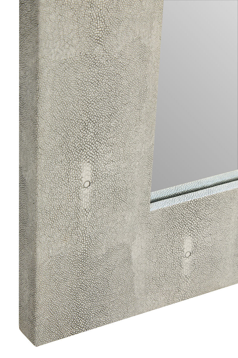 Pendry Wall Mirror - Grey Shagreen