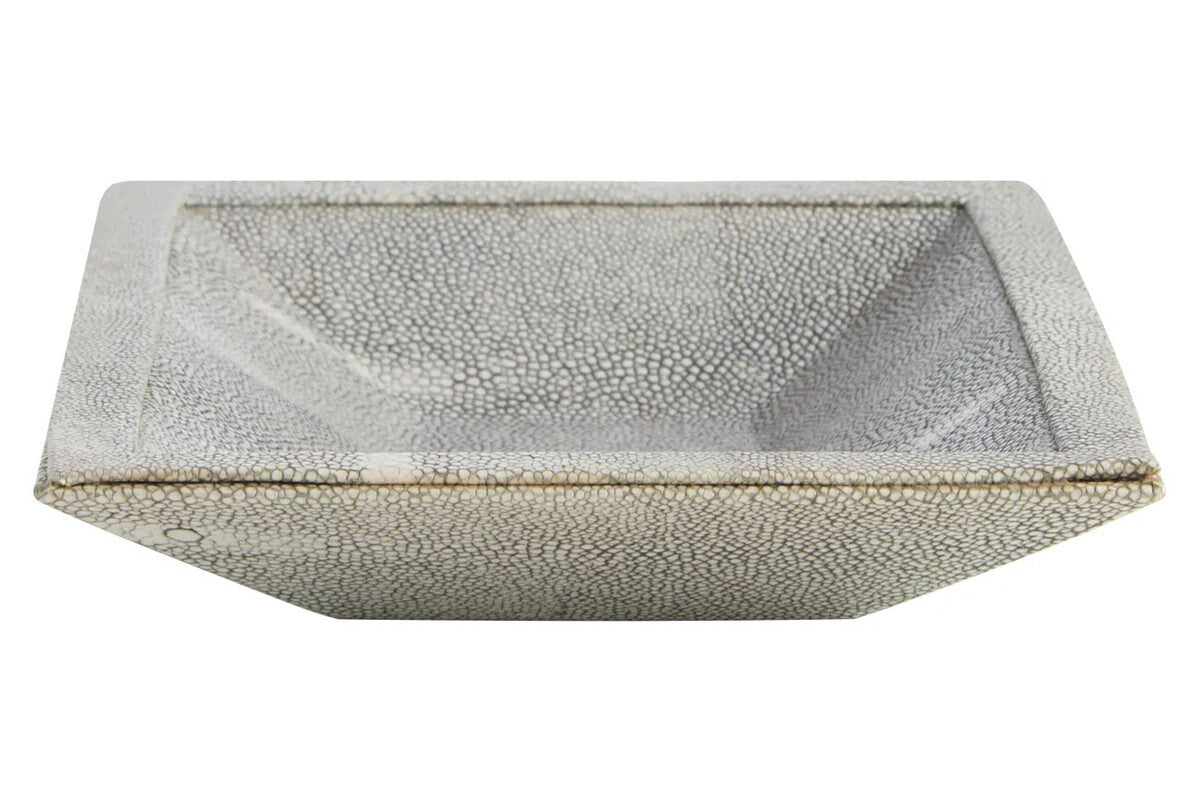 Pendry Trinket Dish - Grey Shagreen