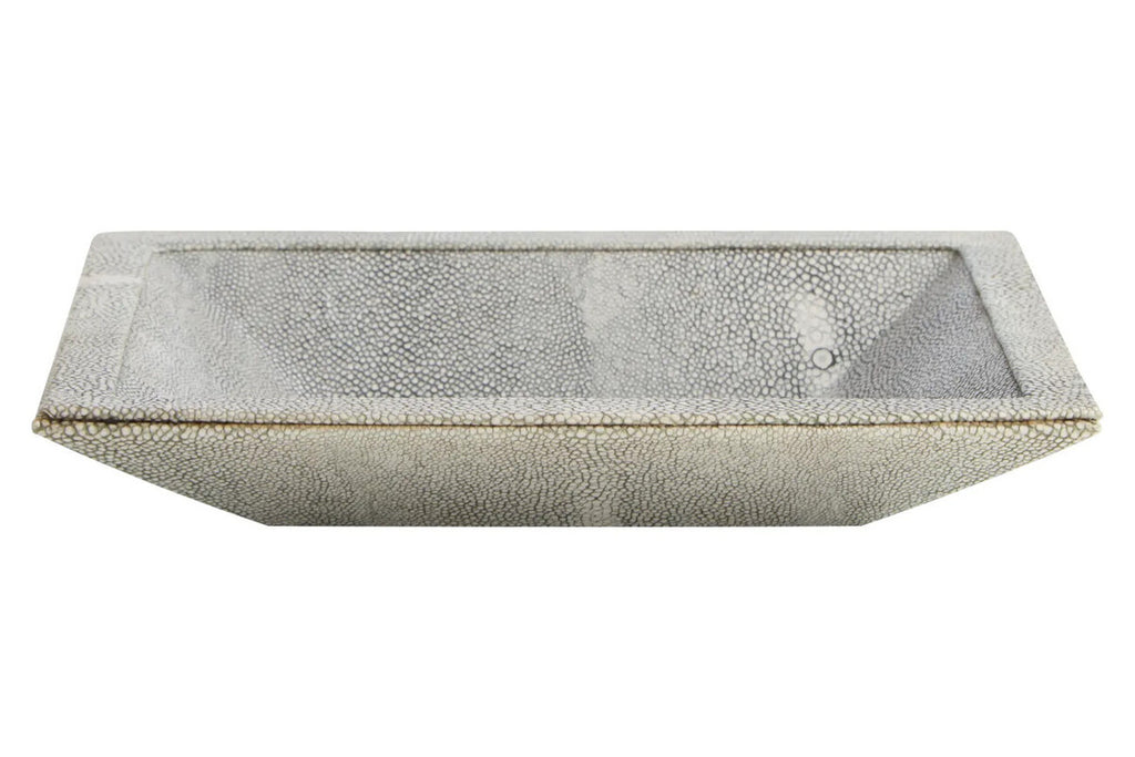 Pendry Trinket Dish - Grey Shagreen