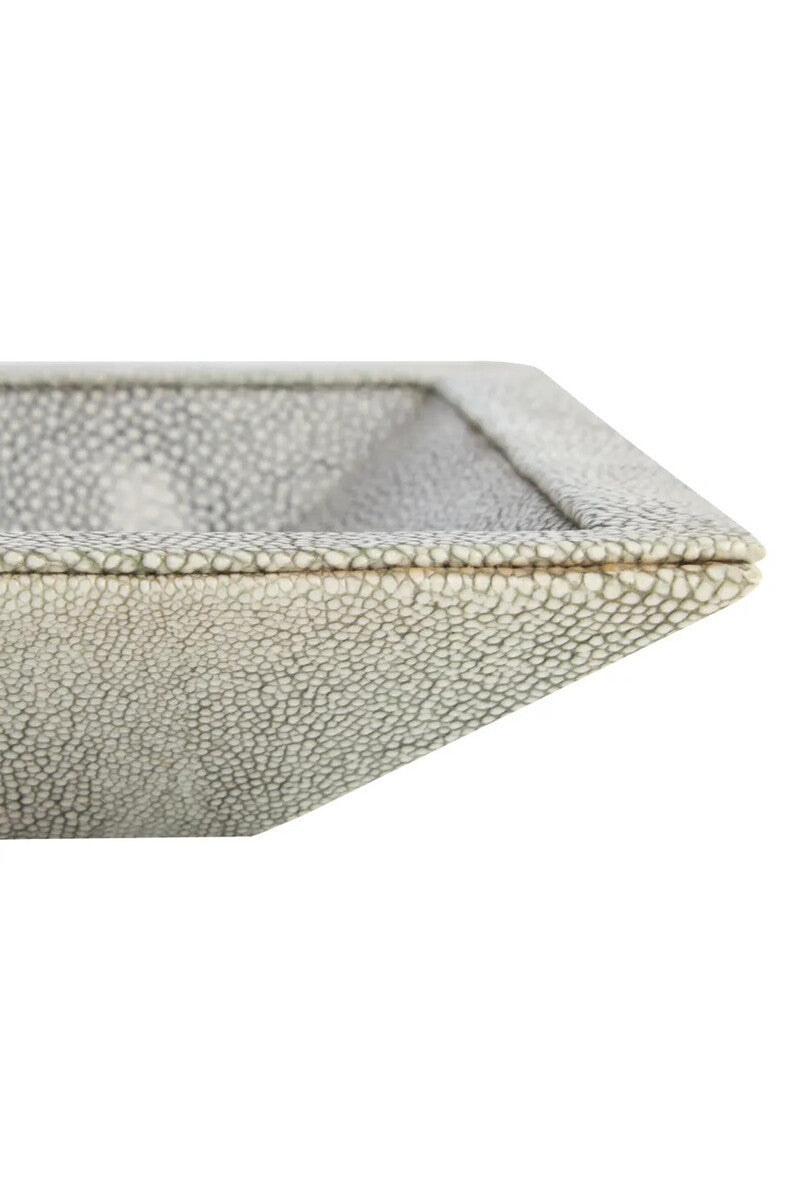 Pendry Trinket Dish - Grey Shagreen