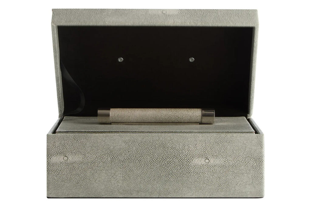Pendry Trinket Boxes - Set of 2 - Grey Shagreen