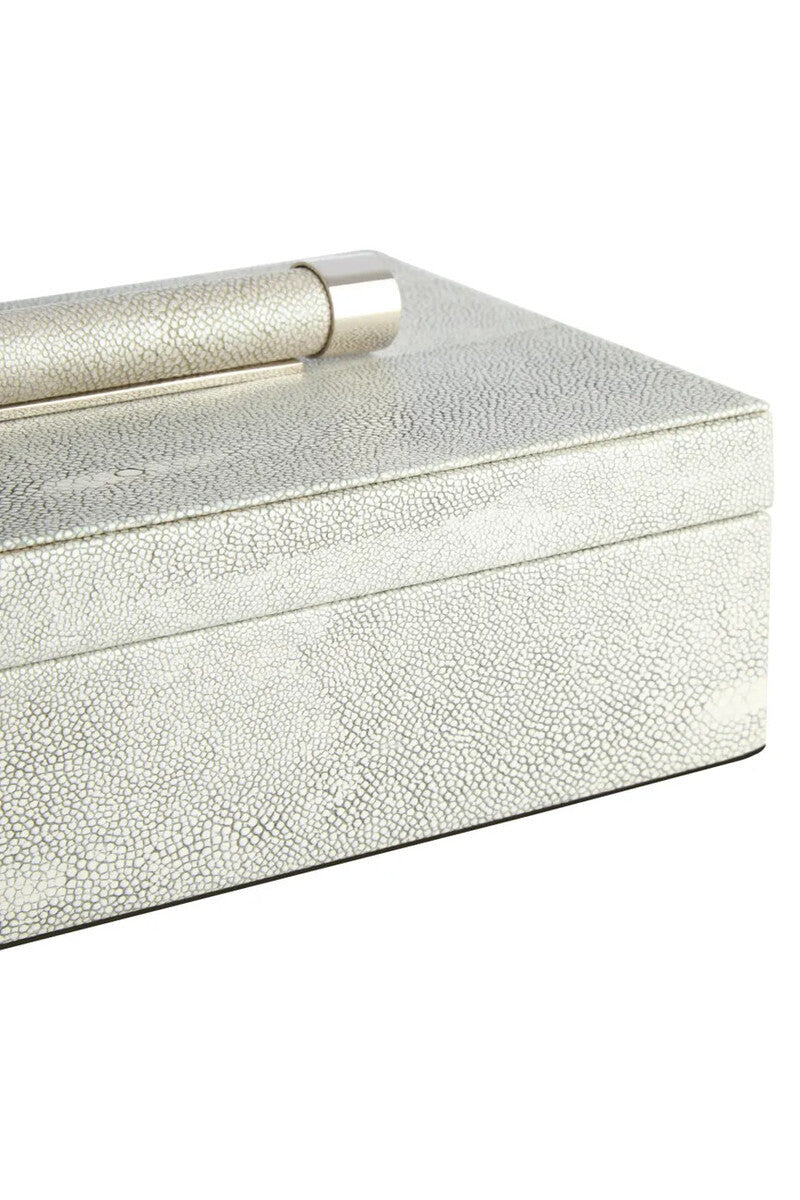 Pendry Trinket Boxes - Set of 2 - Grey Shagreen