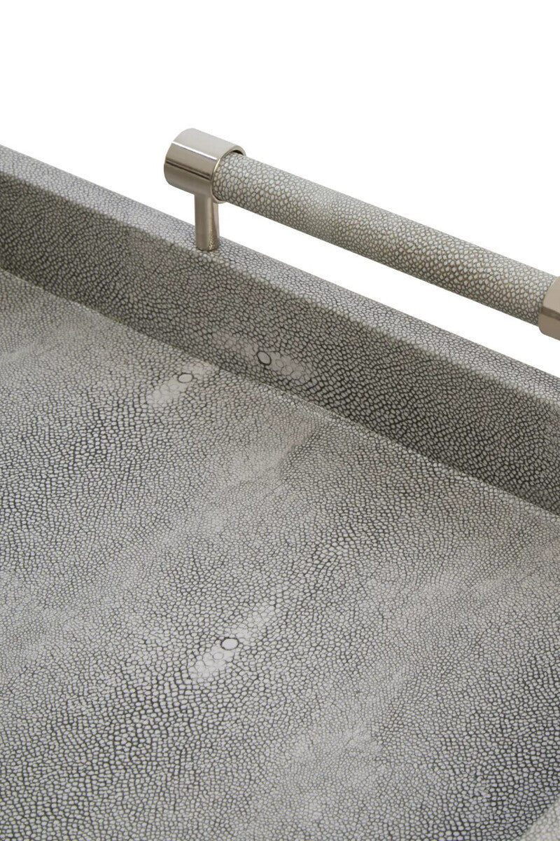 Pendry Trays - Set of 2 - Grey Shagreen
