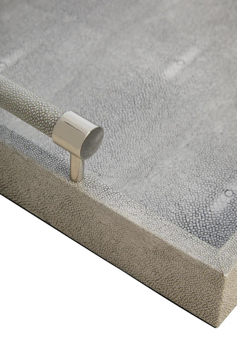 Pendry Trays - Set of 2 - Grey Shagreen