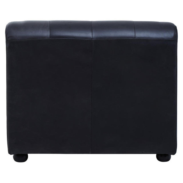 Marconi Modular Sofa Piece – Antique Black Leather