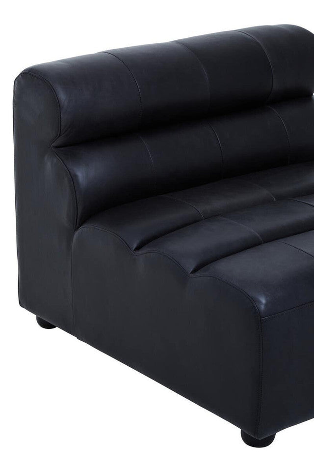 Marconi Modular Sofa Piece – Antique Black Leather
