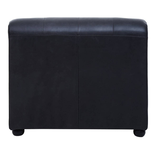 Marconi Right Arm Modular Sofa Piece – Antique Black Leather