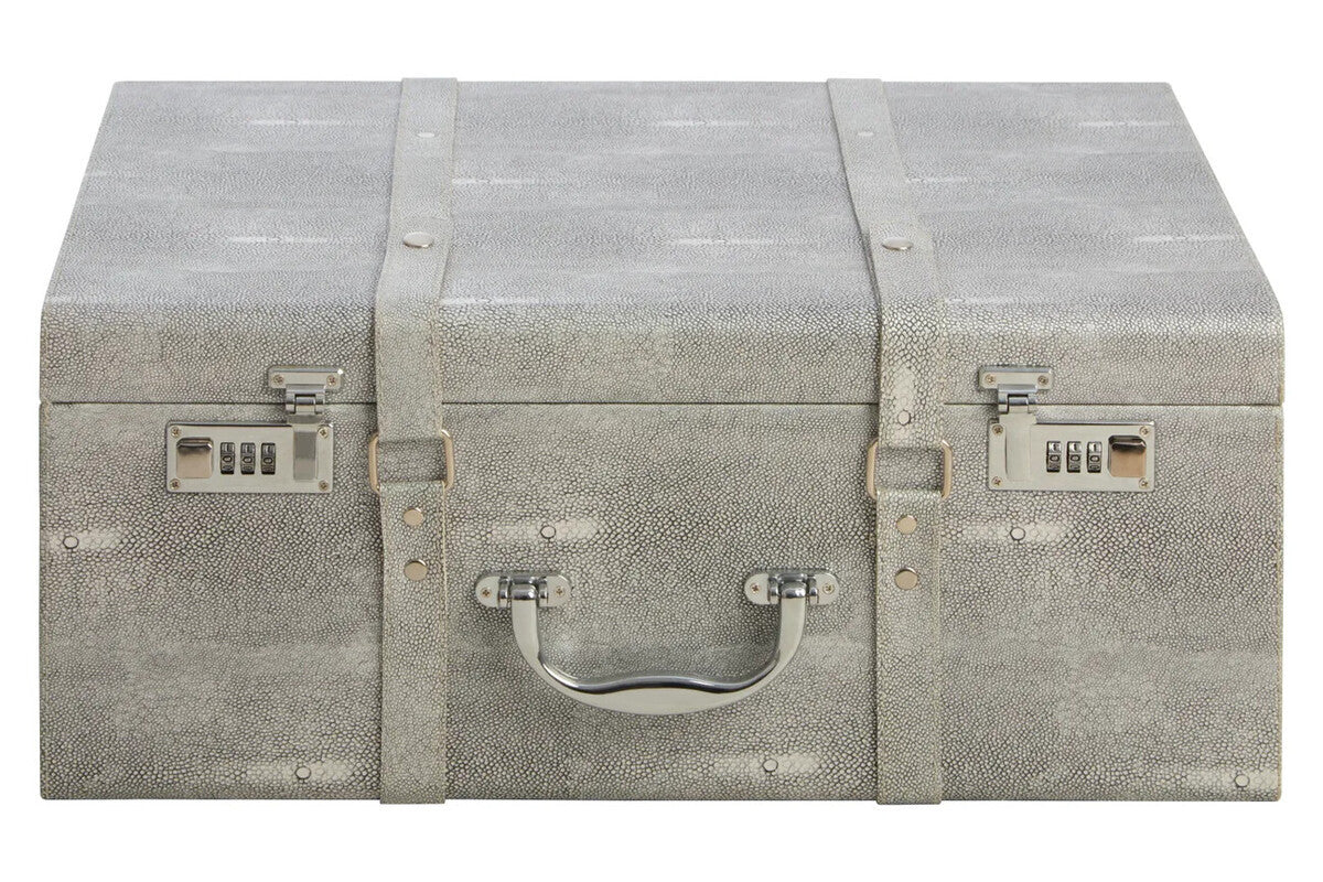 Pendry Storage Trunks - Set of 3 - Grey Shagreen