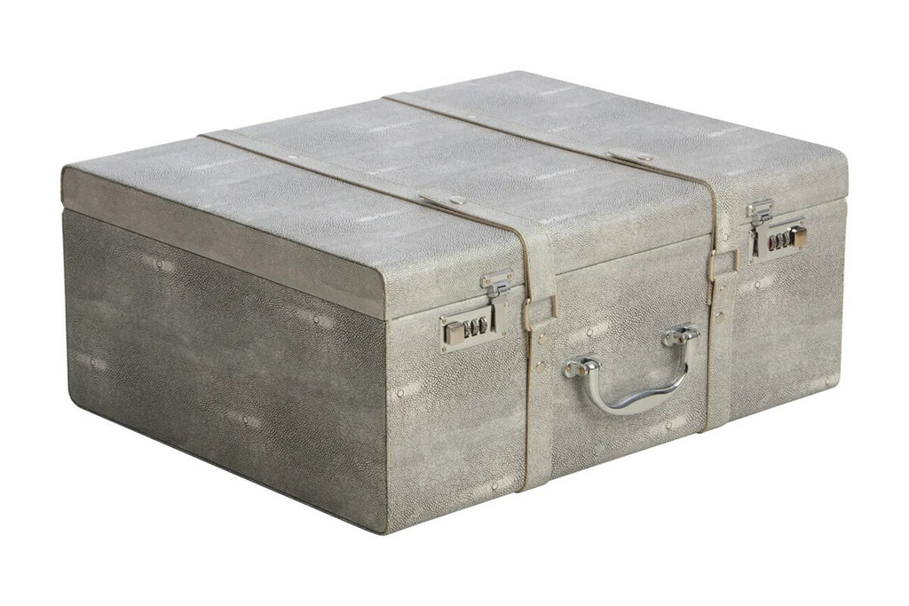 Pendry Storage Trunks - Set of 3 - Grey Shagreen