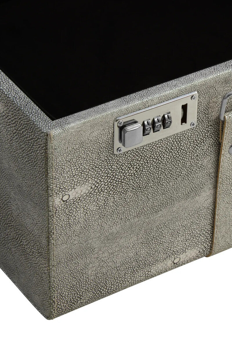 Pendry Storage Trunks - Set of 3 - Grey Shagreen