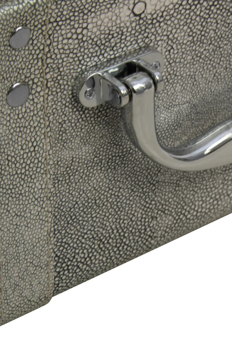 Pendry Storage Trunks - Set of 3 - Grey Shagreen
