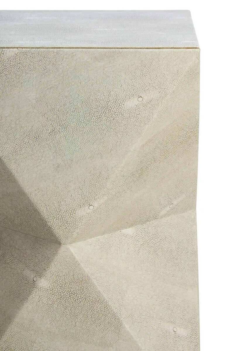 Tamara Side Table - Grey Shagreen