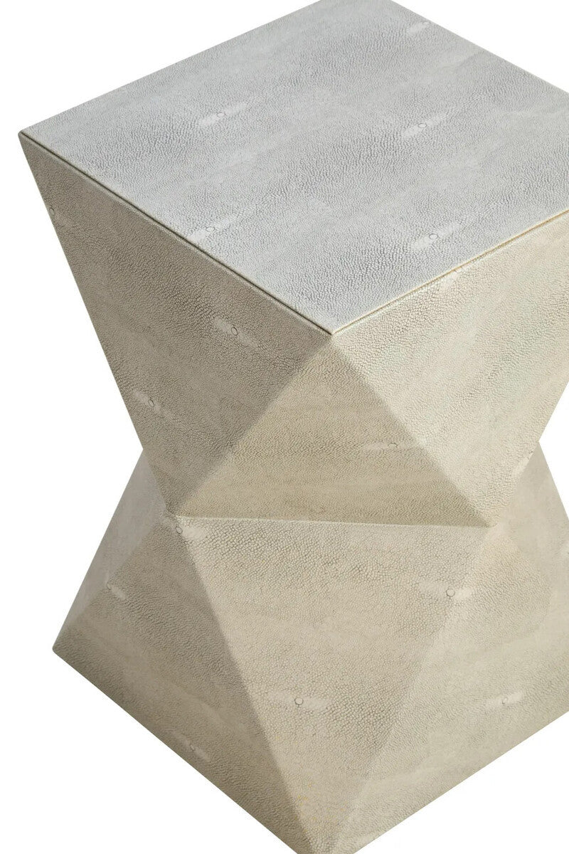 Tamara Side Table - Grey Shagreen