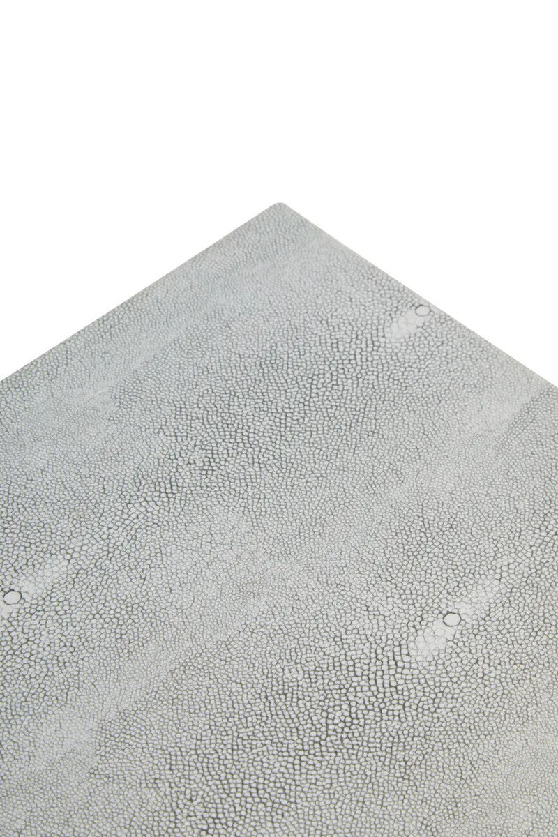 Tamara Side Table - Grey Shagreen