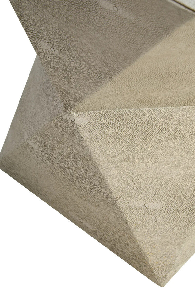 Tamara Side Table - Grey Shagreen