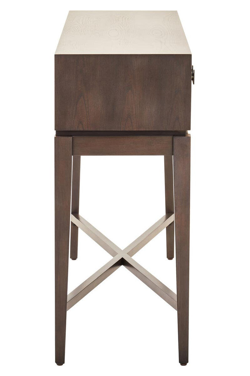 Arden Two Draw Console Table - Antique Grey