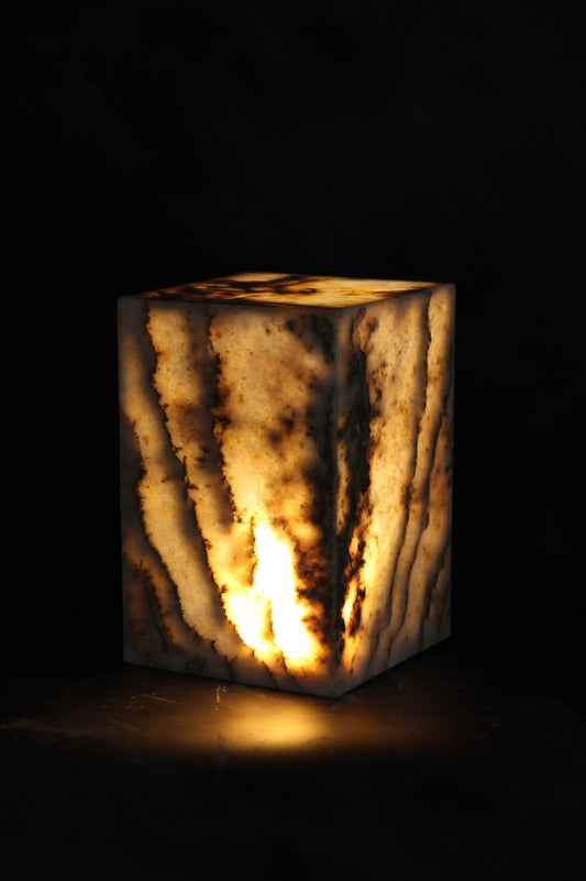 Onyx Side Table Pedestal - Hollow - No 11