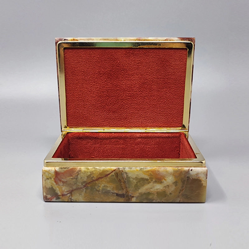 Italian Onyx Jewelry Box