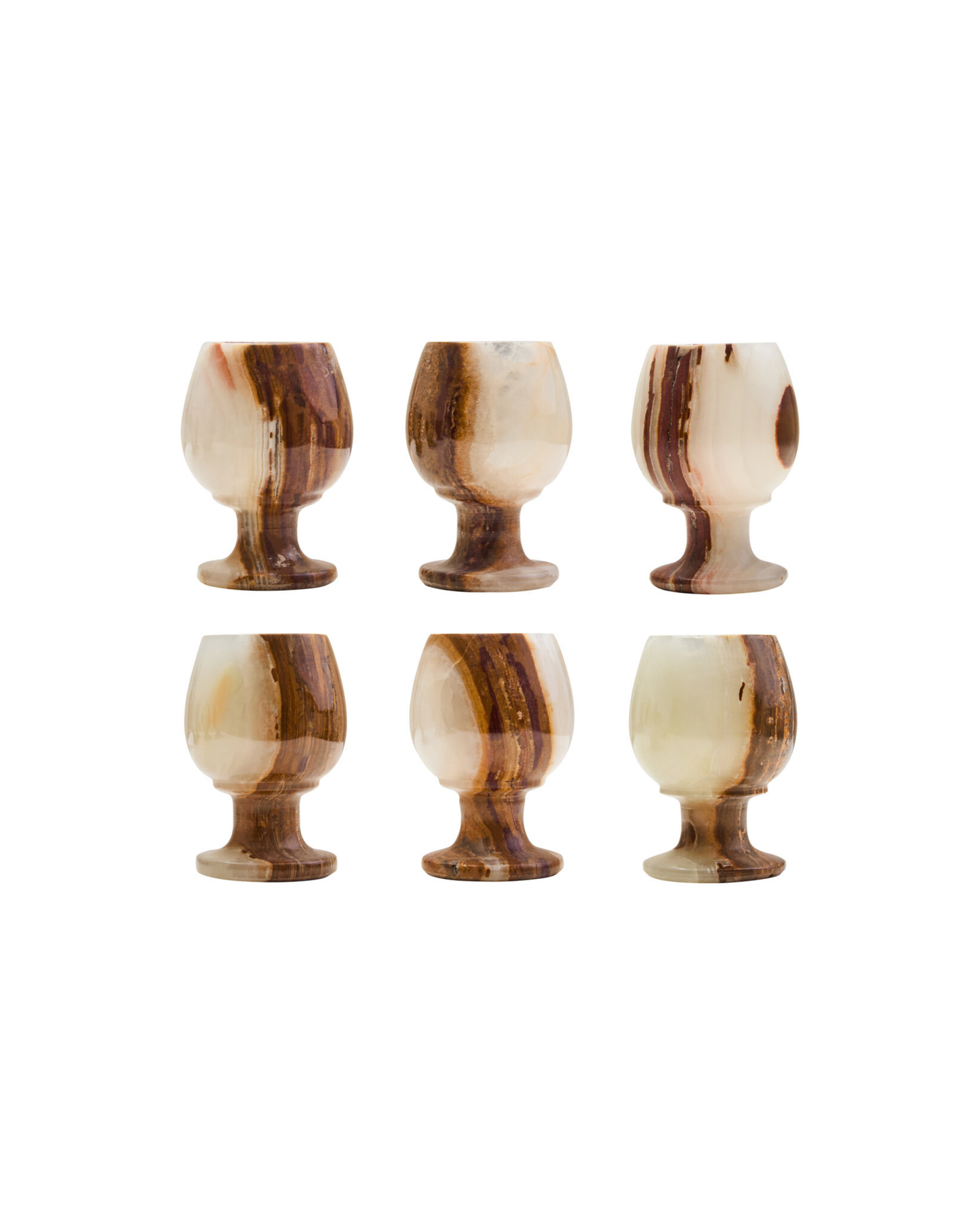 Ceni Onyx Shot Glasses - Set of 6