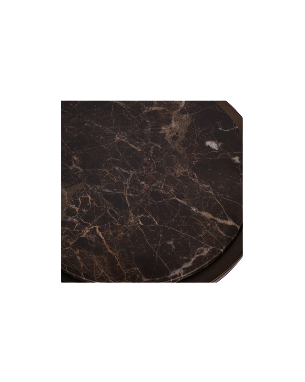 Winston Brown Emperador Marble Accent Table