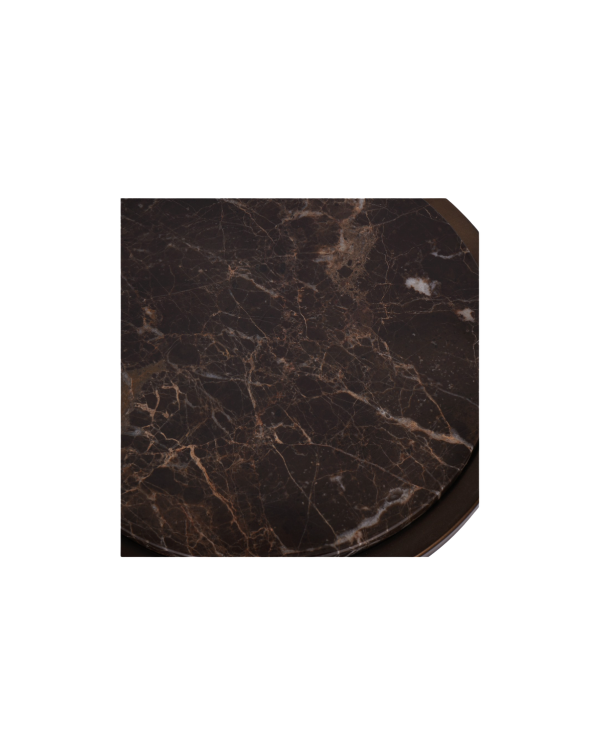 Winston Brown Emperador Marble Accent Table