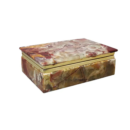 Italian Onyx Jewelry Box