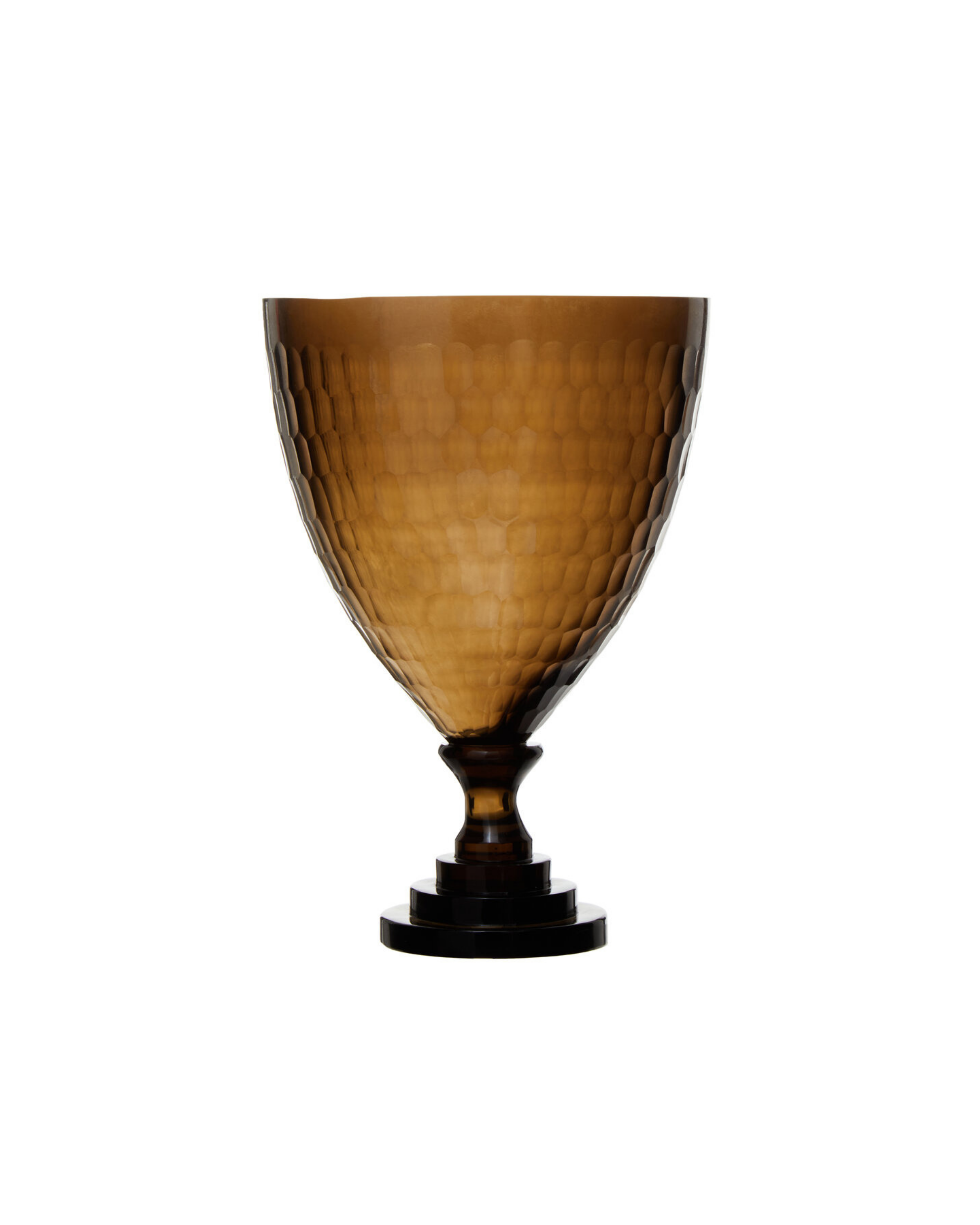 Alto Honeycomb Glass Candle Holder - Small