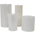 Serenity White Pillar Candle - 7x19cm