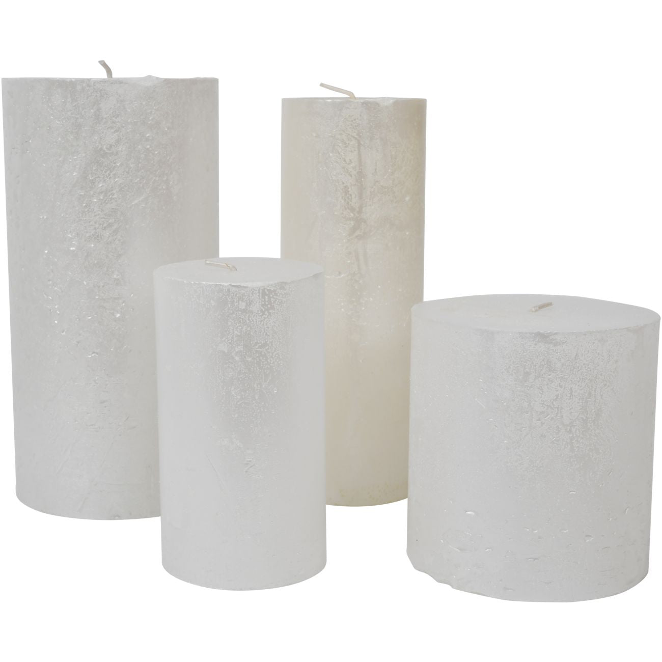 Serenity White Pillar Candle - 7x19cm