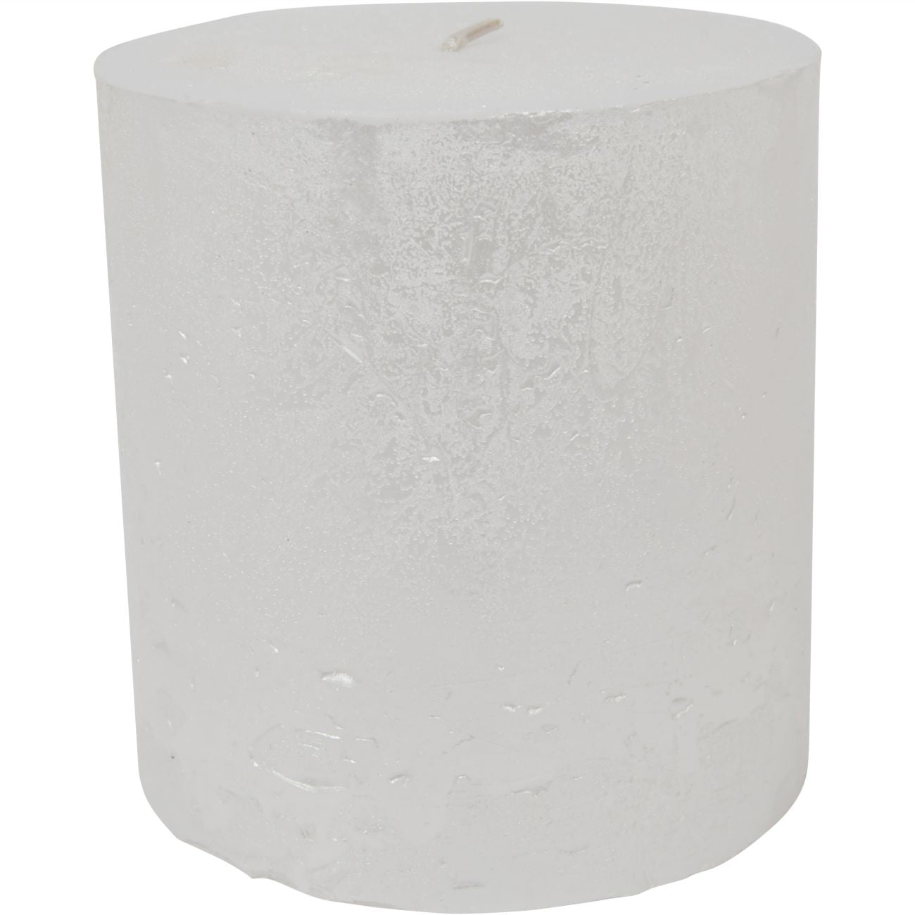 Serenity White Pillar Candle - 10x10cm