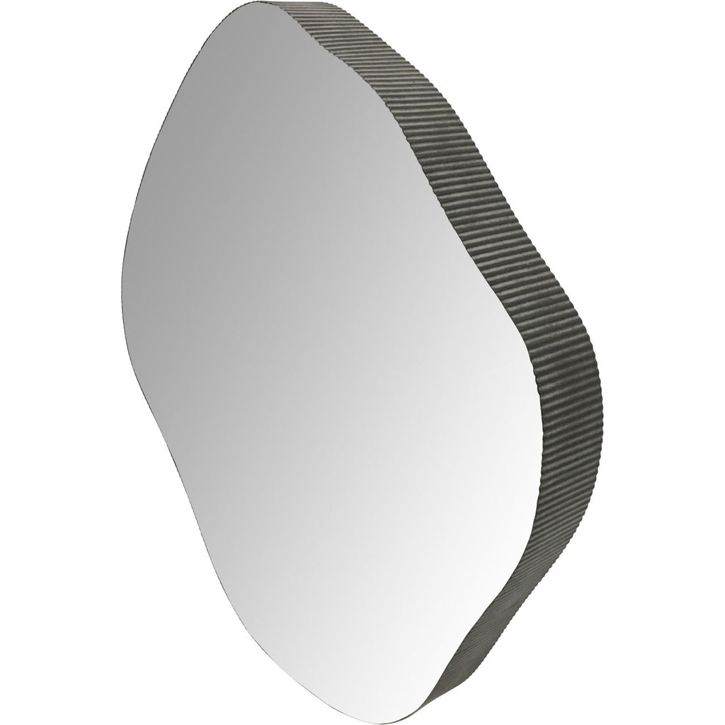 Sonoma Metal Framed Mirror Oak Wood Finish - Small