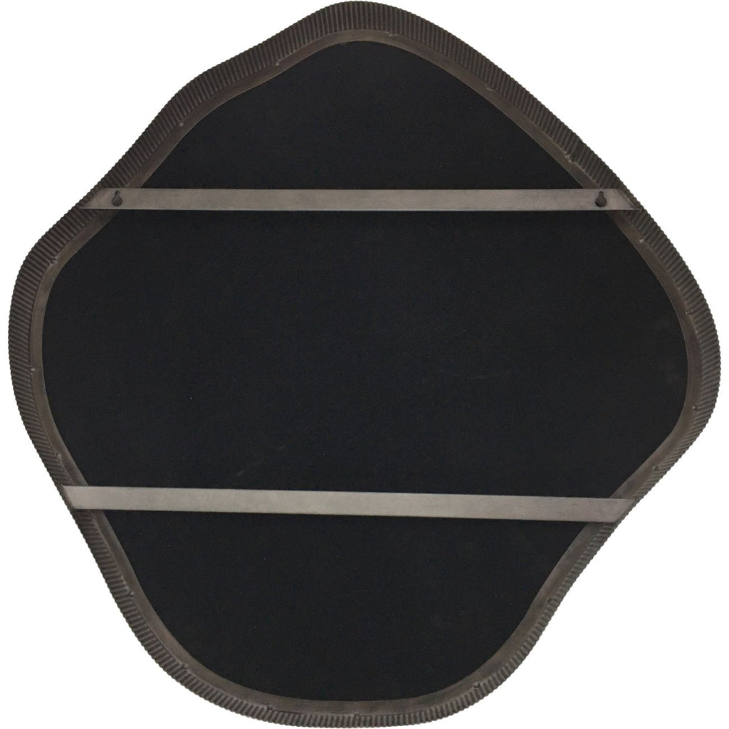 Sonoma Metal Framed Mirror Oak Wood Finish - Small