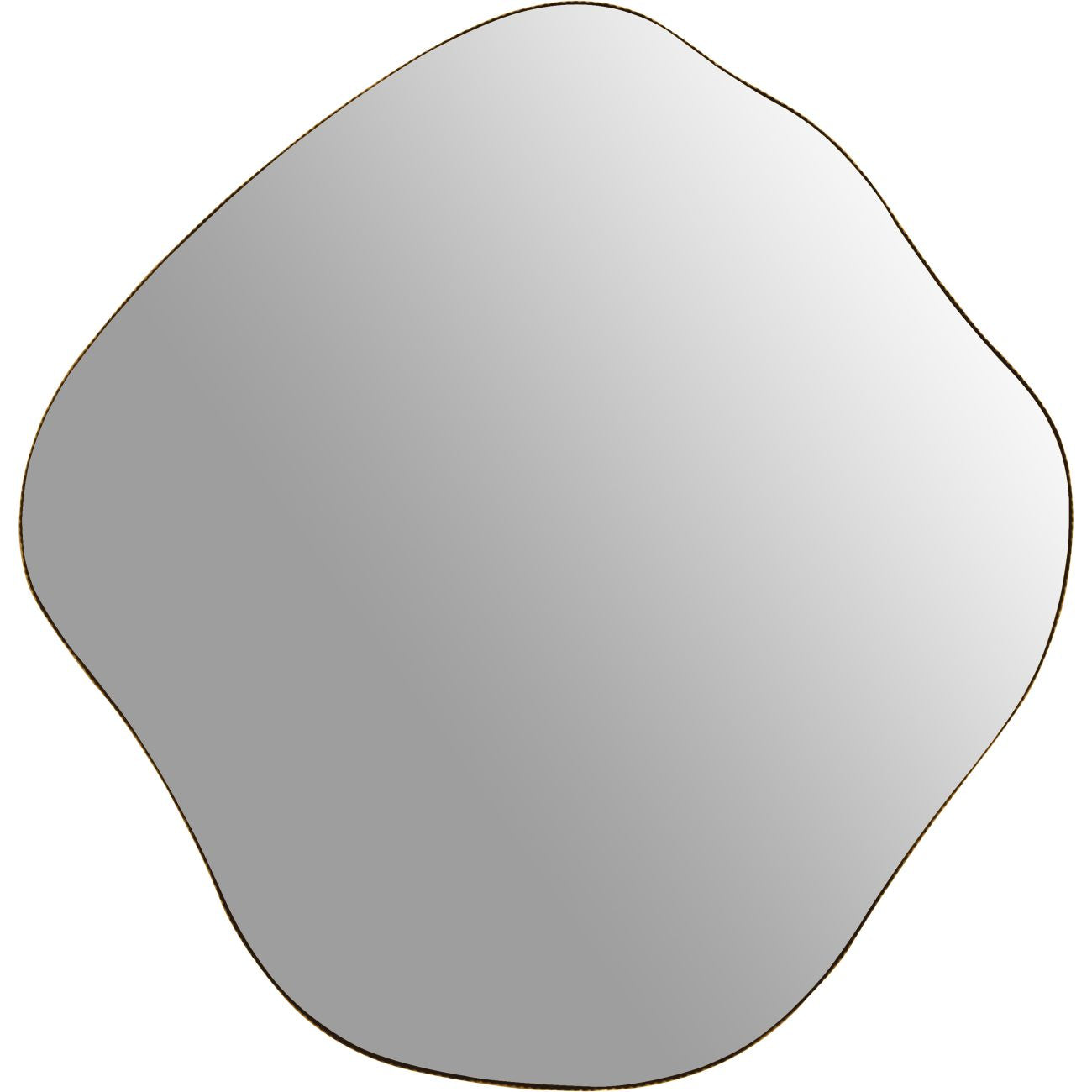 Sonoma Metal Framed Mirror Aged Champagne Finish Small 59x61cm