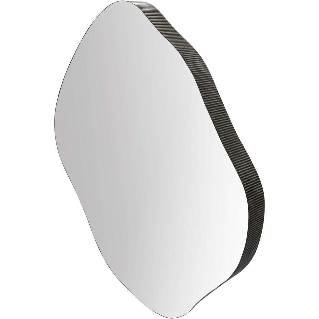 Sonoma Metal Framed Mirror Oak Wood Finish - Large