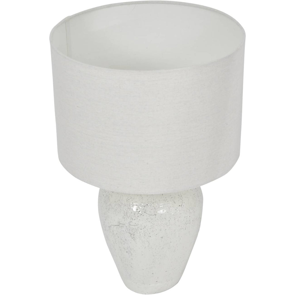 Quay White Speckle Table Lamp