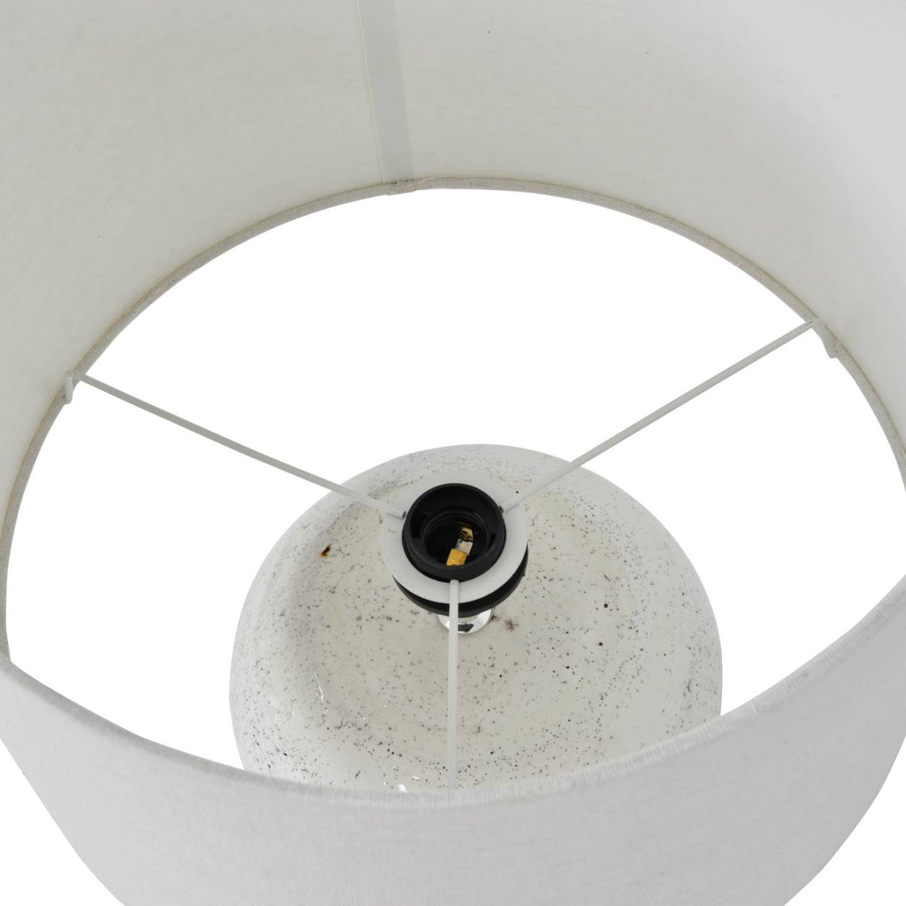 Quay White Speckle Table Lamp
