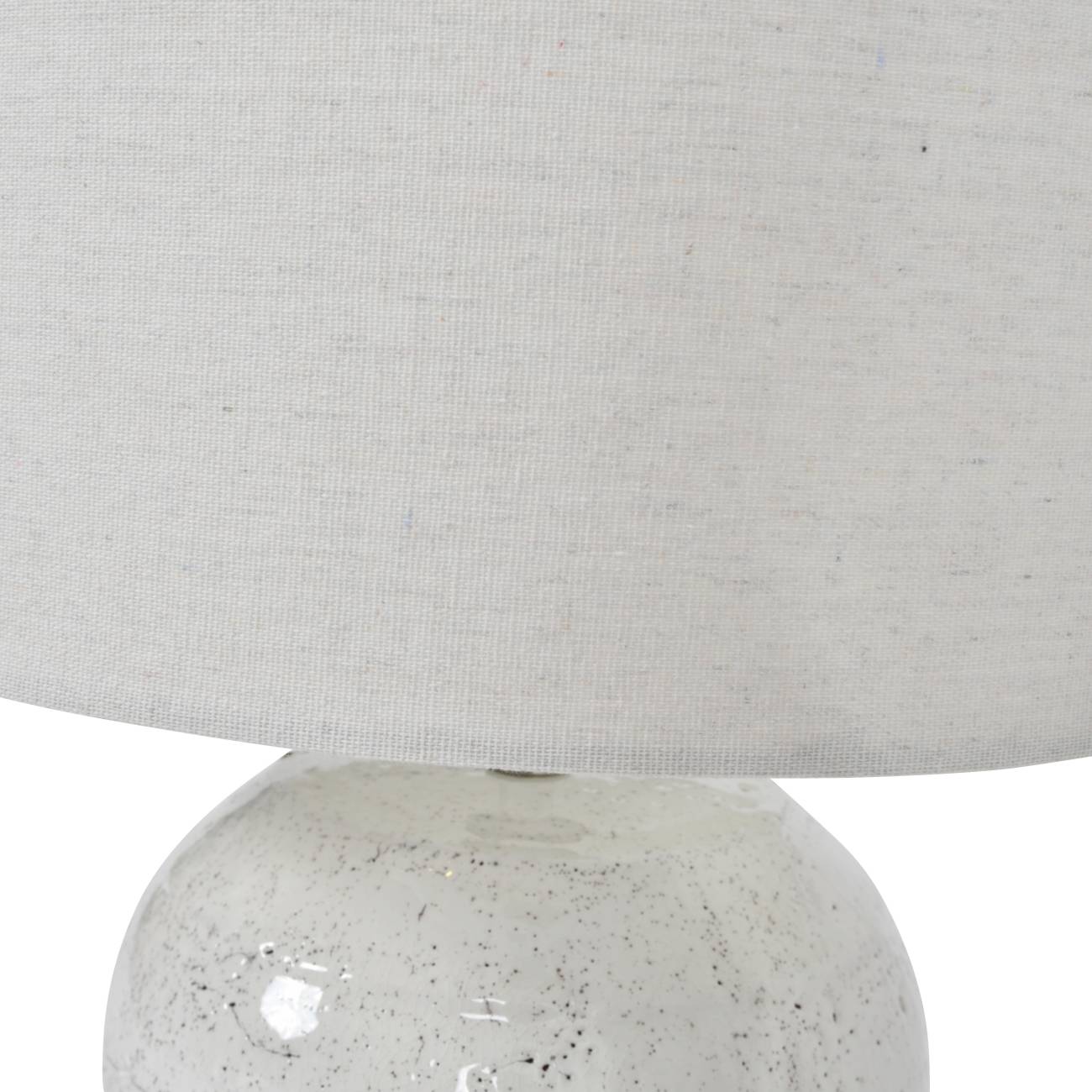 Quay White Speckle Table Lamp