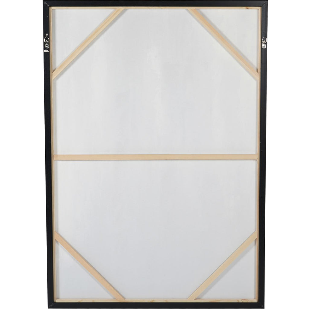 Aurora Distressed Foil Framed Canvas