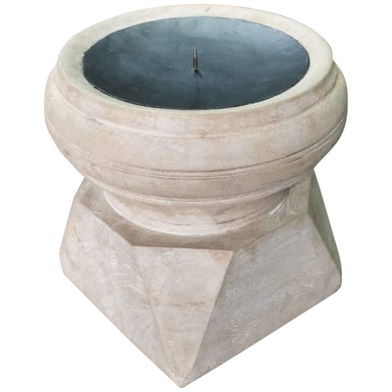 La Jolla Mango Wood Candle Holder - Medium