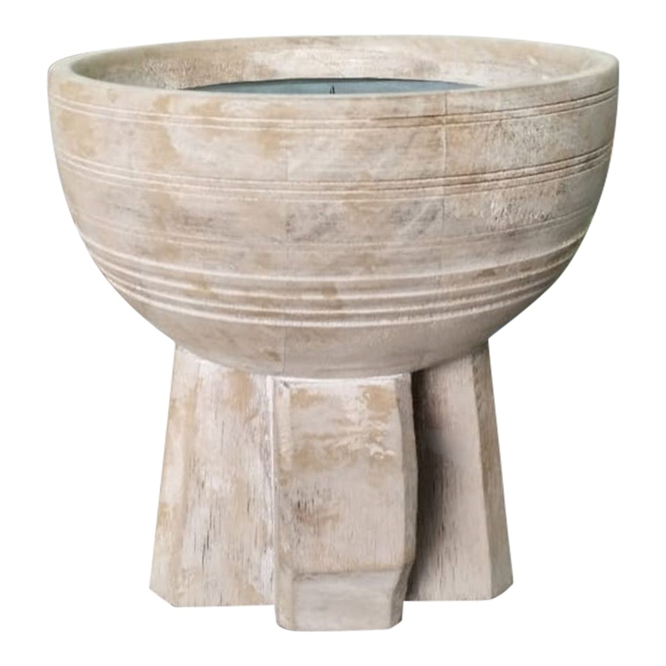 La Jolla Mango Wood Candle Holder - Small