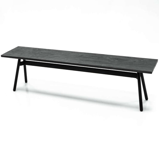 Portia Black Acacia Bench