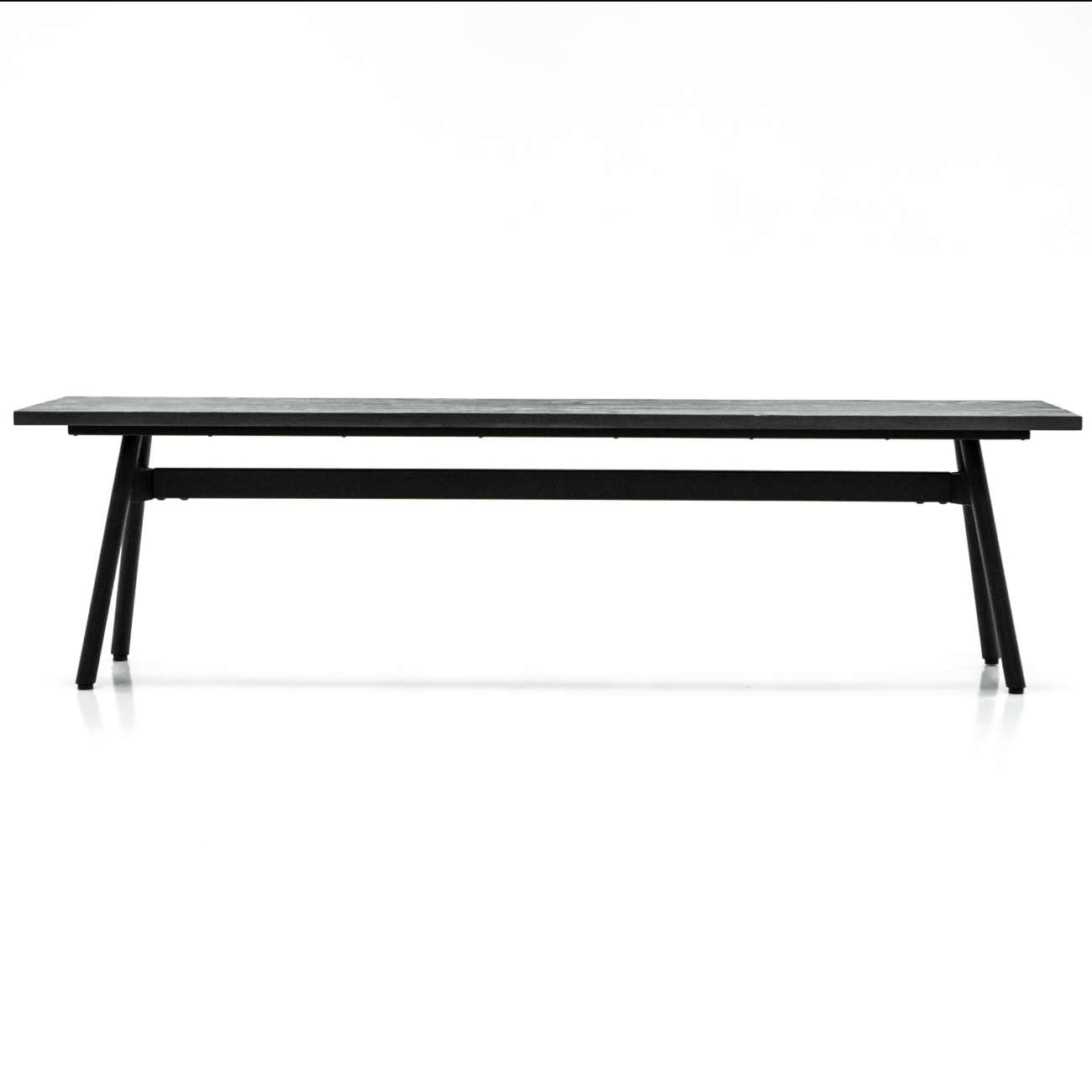 Portia Black Acacia Bench