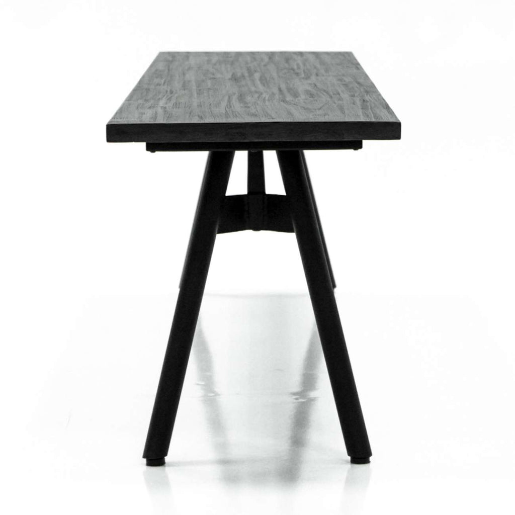 Portia Black Acacia Bench