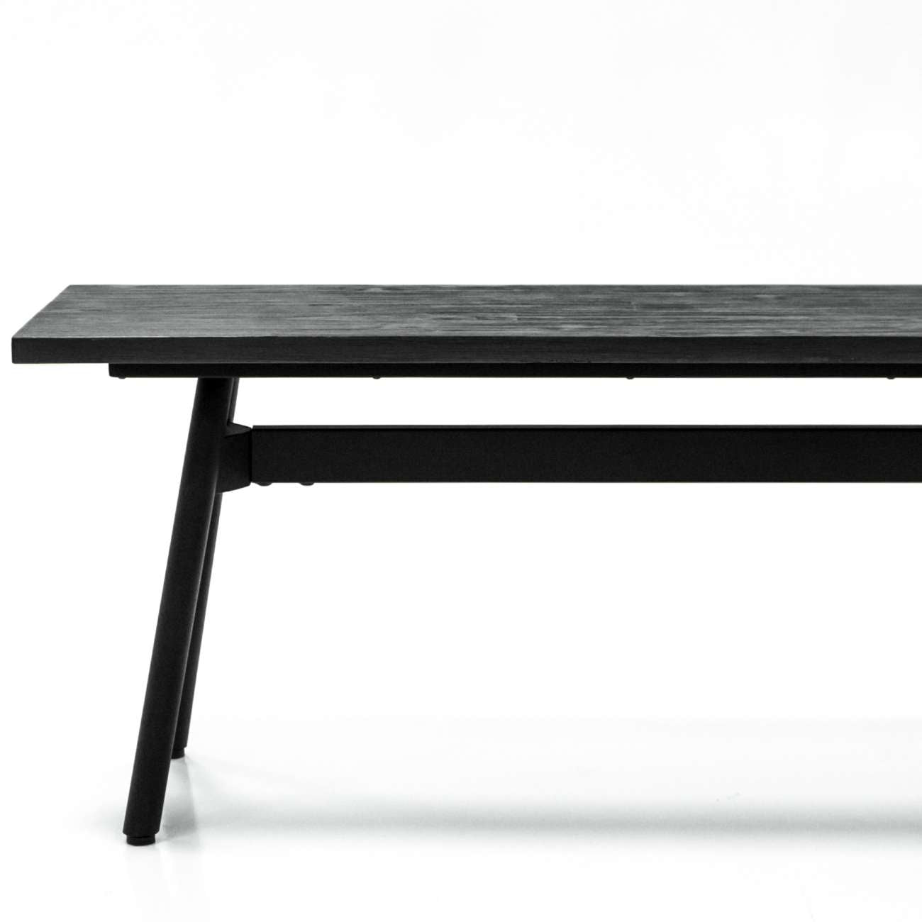 Portia Black Acacia Bench