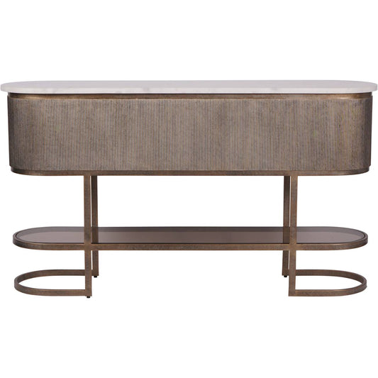 Montecito Aged Gold Console Table